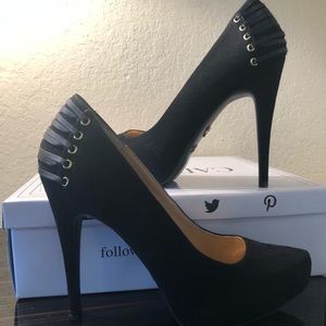 Sexy Black Heels Sz 8